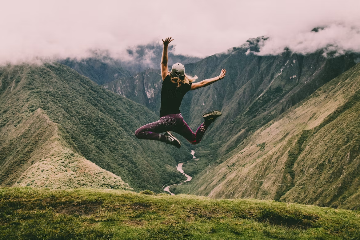 Girl Jumping